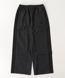 adidas（アディダス）の「adidas/アディダス　ガールズ ストレッチ デニム ルーズフィット ワイドパンツ キッズ（デニムパンツ）」