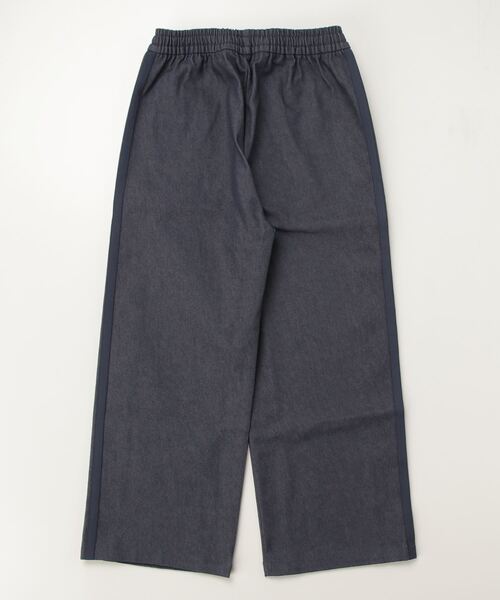 アディダス ダークグレー ワイドデニムパンツ adidas/アディダス ガールズ ストレッチ デニム ルーズフィット ワイド