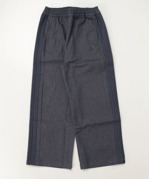 b*l様 アディダス ダークグレー ワイドデニムパンツ  adidas/アディダス ガールズ ストレッチ デニム ルーズフィット ワイド