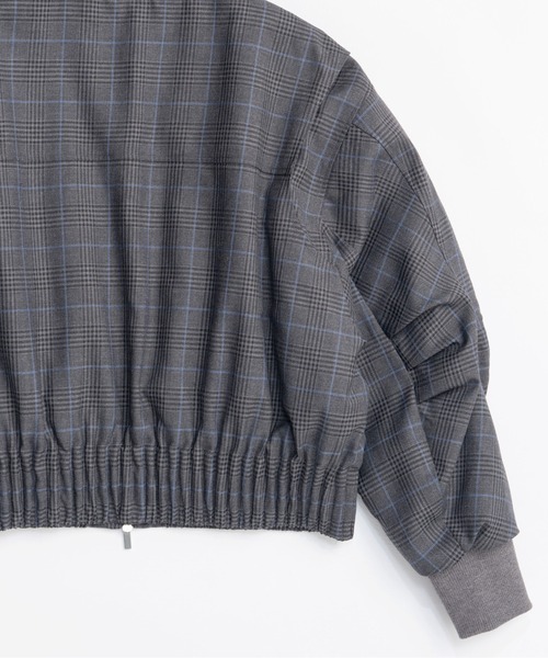 MAISON SPECIAL（メゾンスペシャル）の「Worsted MA-1/ウーステッドMA-1■セットアップ対応■（MA-1・レディース・グレー/ブラック・FREE）」の17枚目の写真
