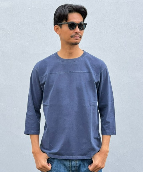 Good On(グッドオン)の「【Good On】80s'FOOTBALL TEE(Tシャツ/カットソー・メンズ・ブラック/ネイビー/ホワイト/ブラック系その他/ネイビー系・LARGE/MEDIUM/X-LARGE)」の5枚目の写真