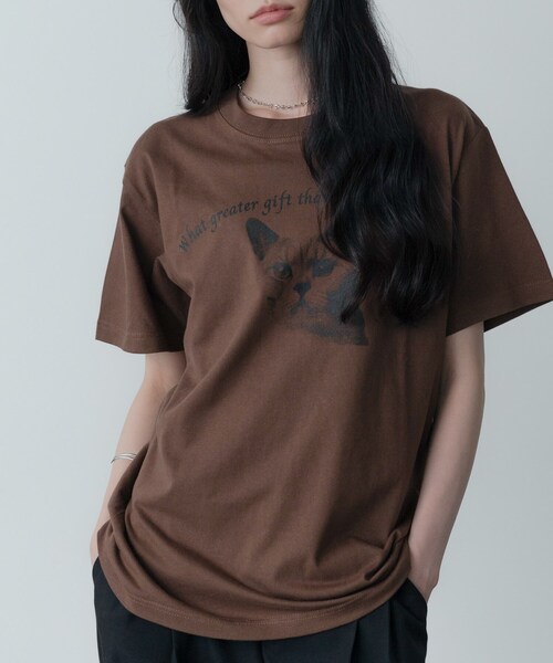 GALLEST(ギャレスト)の「【Regency Works】Whats grater gift Tee(Tシャツ/カットソー・レディース・ブラウン系その他・38)」の1枚目の写真