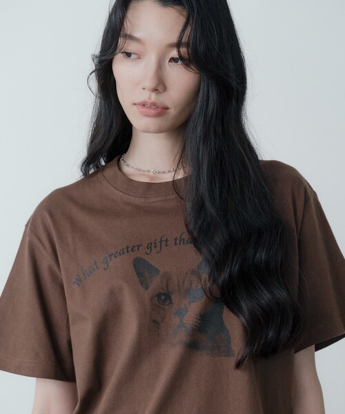 GALLEST(ギャレスト)の「【Regency Works】Whats grater gift Tee(Tシャツ/カットソー・レディース・ブラウン系その他・38)」の4枚目の写真