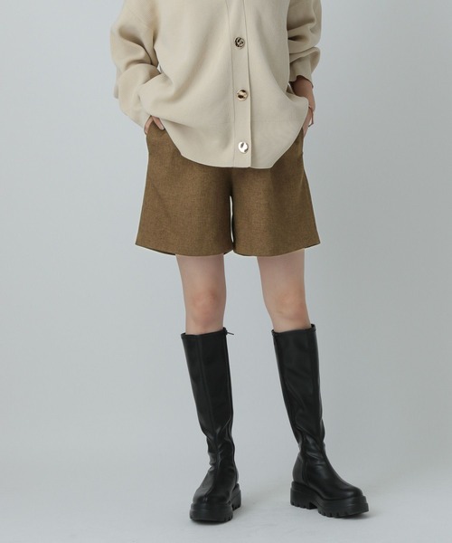 LOWRYS FARM(ローリーズファーム)の「ラナテックショートパンツ 455460(その他パンツ・レディース・チャコールグレー/ブラウン系その他/チェック/ブラウン・FREE)」の3枚目の写真