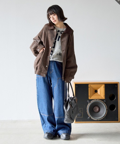 PAGEBOY ソフトスエードブルゾン セール】《UNISEX》ソフトスエードブルゾン（ブルゾン）｜PBLIM