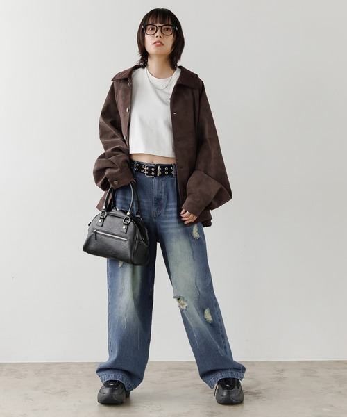 PBLIM（ページボーイリム）の「《UNISEX》ソフトスウェードブルゾン