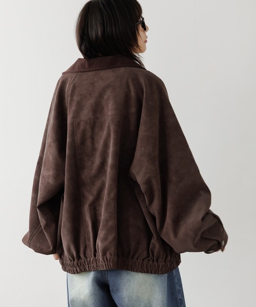 UNISEX》ソフトスウェードブルゾン（ブルゾン）｜PBLIM（ページ