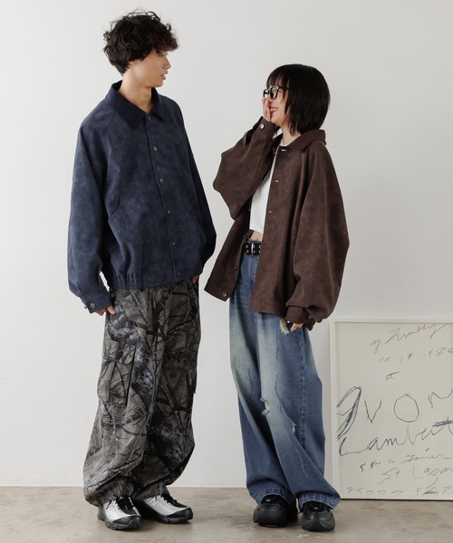 UNISEX》ソフトスウェードブルゾン（ブルゾン）｜PBLIM（ページ