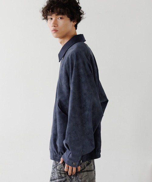 PAGEBOY ソフトスエードブルゾン ネイビー UNISEX》ソフトスウェードブルゾン（ブルゾン）｜PBLIM（ページ