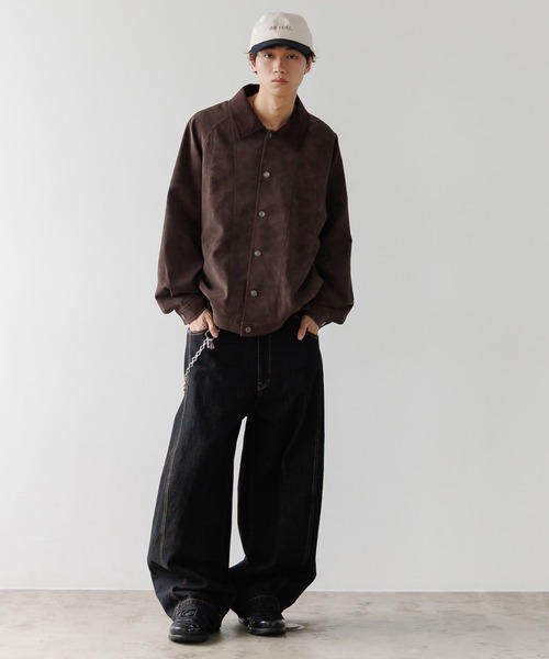 UNISEX》ソフトスウェードブルゾン（ブルゾン）｜PBLIM（ページ
