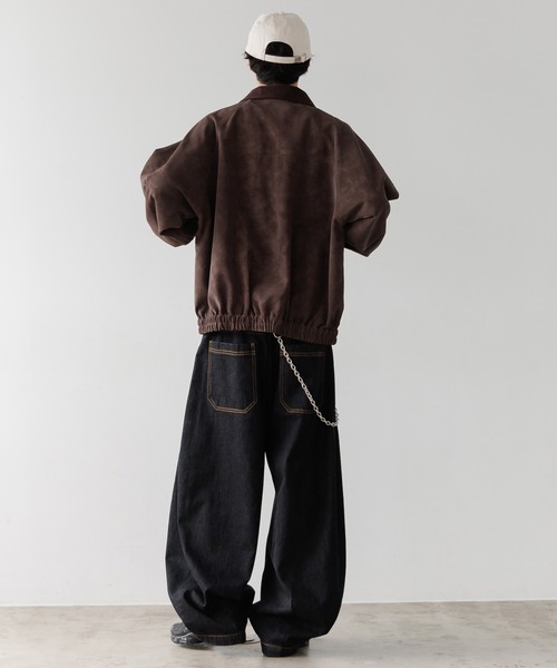 PBLIM（ページボーイリム）の「《UNISEX》ソフトスウェードブルゾン