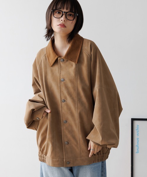 UNISEX》ソフトスウェードブルゾン（ブルゾン）｜PBLIM（ページボーイ