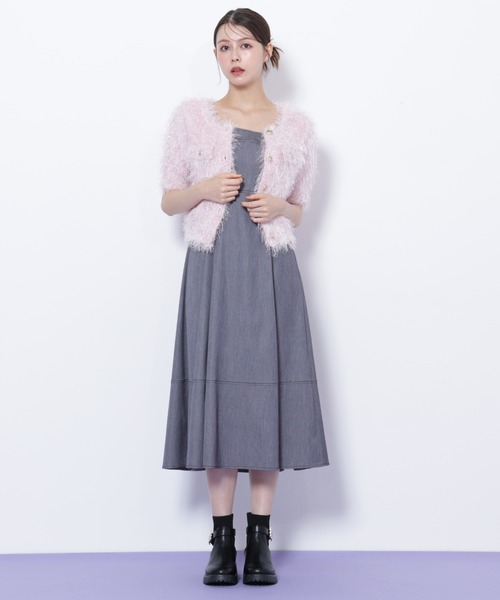 JILL by JILL STUART（ジルバイジルスチュアート）の「◇ビジューベルトショートブーツ（ブーツ・レディース・ブラック・LARGE/MEDIUM/SMALL）」の2枚目の写真