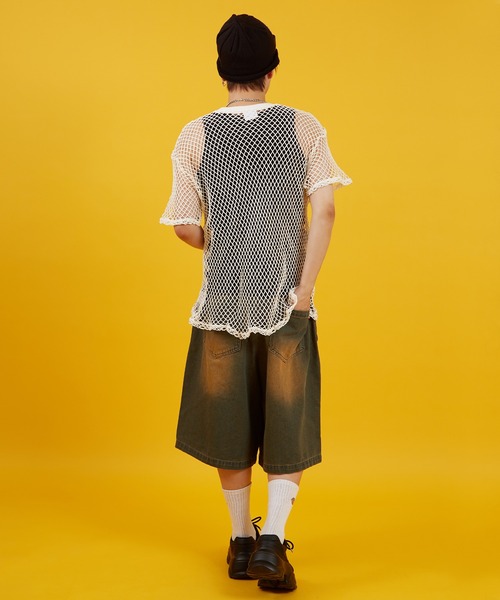 improves（インプローブス）の「粗メッシュ 半袖Tシャツ（その他トップス・メンズ・ホワイト/ブラック・MEDIUM/LARGE）」の6枚目の写真