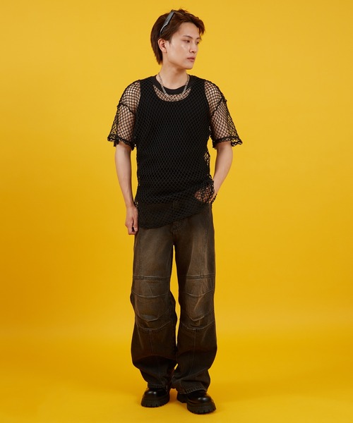 improves（インプローブス）の「粗メッシュ 半袖Tシャツ（その他トップス・メンズ・ホワイト/ブラック・MEDIUM/LARGE）」の16枚目の写真