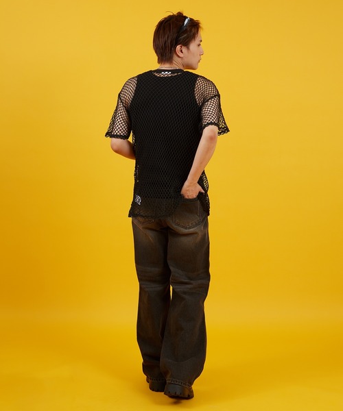 improves（インプローブス）の「粗メッシュ 半袖Tシャツ（その他トップス・メンズ・ホワイト/ブラック・MEDIUM/LARGE）」の15枚目の写真