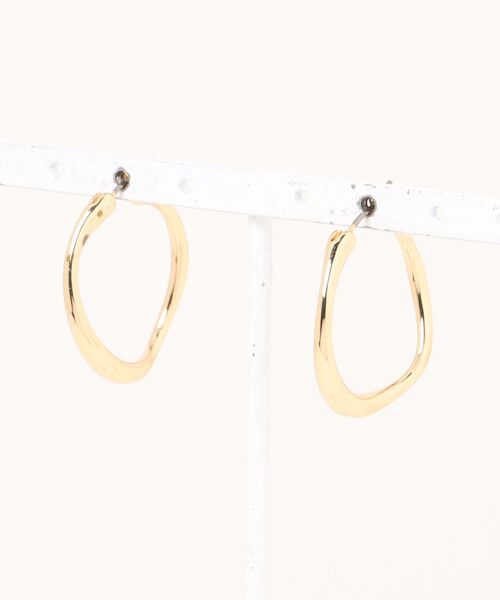 GOLDY（ゴールディ）の「【GOLDY】ニュアンスフープピアス　1230713（ピアス（両耳用）・レディース・ゴールド系その他/シルバー系1/ゴールド/シルバー・FREE）」の3枚目の写真