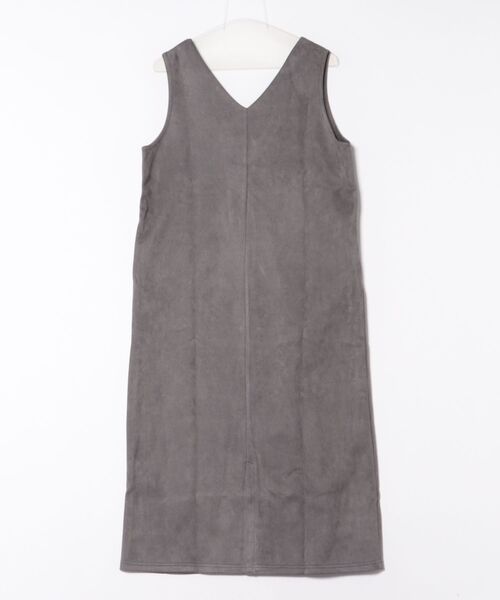 NAVY（ネイビー）の「nAvy スウェードポンチ ジャンパースカート（ジャンパースカート・レディース・ブラウン/ベージュ/ダークグレー・L/M）」の10枚目の写真