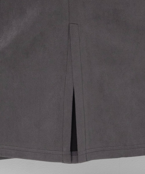 NAVY（ネイビー）の「nAvy スウェードポンチ ジャンパースカート（ジャンパースカート・レディース・ブラウン/ベージュ/ダークグレー・L/M）」の9枚目の写真