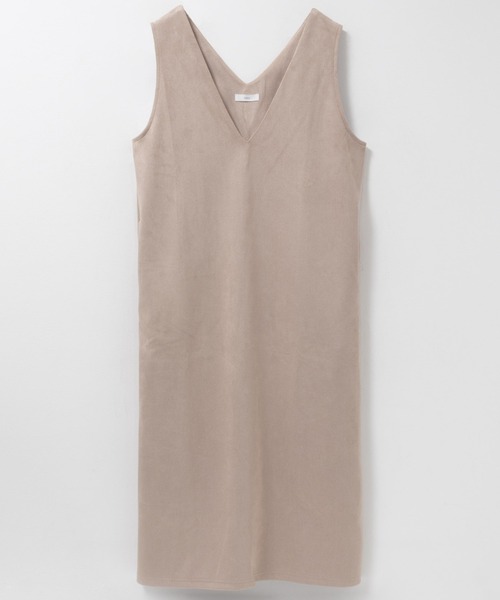 NAVY（ネイビー）の「nAvy スウェードポンチ ジャンパースカート（ジャンパースカート・レディース・ブラウン/ベージュ/ダークグレー・L/M）」の12枚目の写真