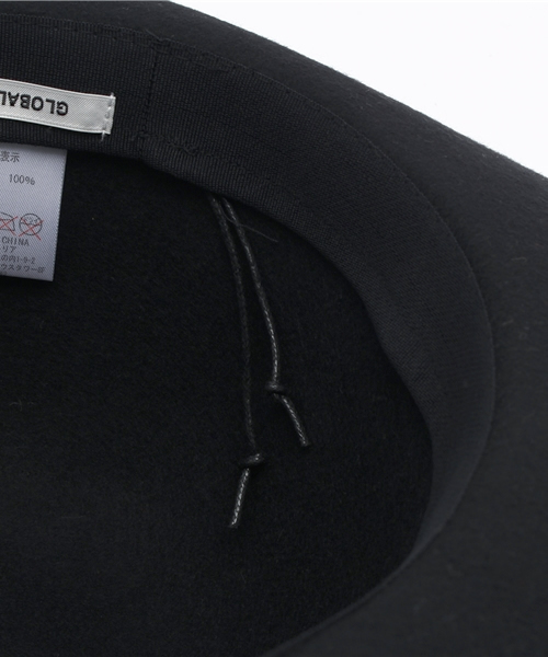 GLOBAL WORK（グローバルワーク）の「フェルトキャペリンHAT/706049（ハット・レディース・ブラック/カーキ/ネイビー/ベージュ・FREE）」の8枚目の写真