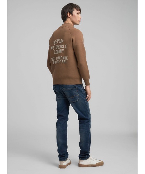 REPLAY（リプレイ）の「MOTERCYCLE フルジップニットジャケット（ニット/セーター・メンズ・ブラック/ブラウン・X-LARGE/LARGE/MEDIUM/SMALL）」の7枚目の写真