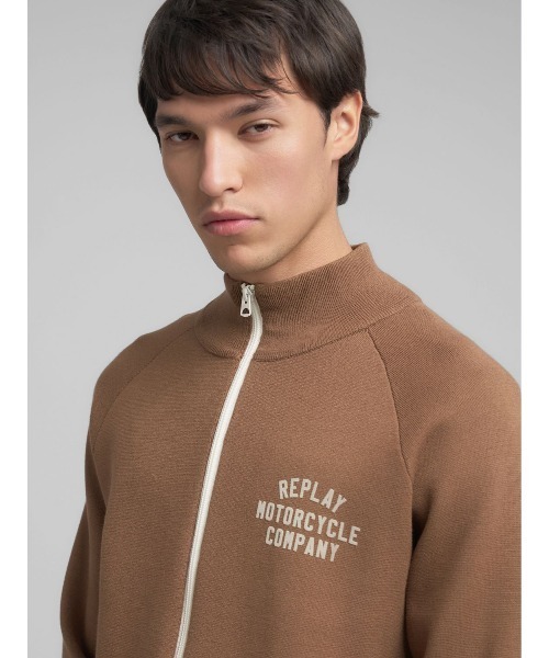 REPLAY（リプレイ）の「MOTERCYCLE フルジップニットジャケット（ニット/セーター・メンズ・ブラック/ブラウン・X-LARGE/LARGE/MEDIUM/SMALL）」の10枚目の写真