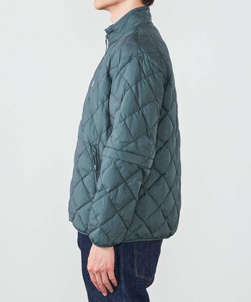 GYMPHLEX（ジムフレックス）の「Gymphlex | ナイロンタフタ 2WAYスタンドカラージャケット MEN（ナイロンジャケット・メンズ・ブラック/ベージュ/グリーン系その他・M/L）」の10枚目の写真