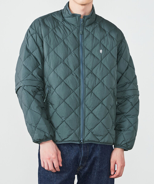 GYMPHLEX（ジムフレックス）の「Gymphlex | ナイロンタフタ 2WAYスタンドカラージャケット MEN（ナイロンジャケット・メンズ・ブラック/ベージュ/グリーン系その他・M/L）」の3枚目の写真