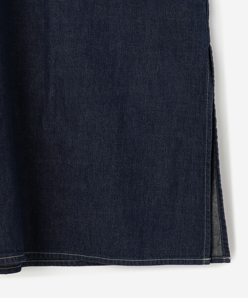꧁美 品꧂⚛️orSlow デニム シャツワンピース サイズ1 襟袖裏 和柄花火 Bshop｜orSlow | デニム プルオーバーシャツワンピース WOMEN