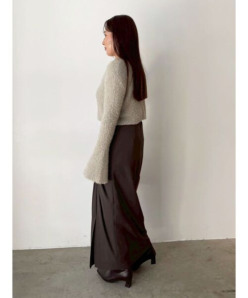 LAGUNAMOON（ラグナムーン）の「ドレープIラインスカート（スカート・レディース・ベージュ/ブラウン・SMALL/MEDIUM）」の11枚目の写真