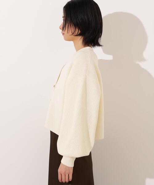 N.(N. Natural Beauty Basic)(エヌエヌナチュラルビューティーベーシック)の「ニュアンスハートボタンカーディガン(カーディガン/ボレロ・レディース・ピンク/オフホワイト/ネイビー・MEDIUM)」の17枚目の写真