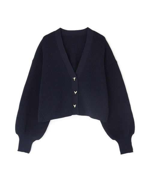 セール】ニュアンスハートボタンカーディガン（カーディガン/ボレロ