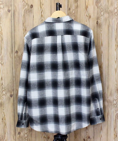 TopIsm(トップイズム)の「無地チェック長袖ネルシャツ(シャツ/ブラウス・メンズ・ネイビー×ホワイト/ブラック×ホワイト/ブラック/レッド系/ホワイト×ブラック/ブラウン系/ブラック系その他/アイボリー・L/XL/M)」の13枚目の写真