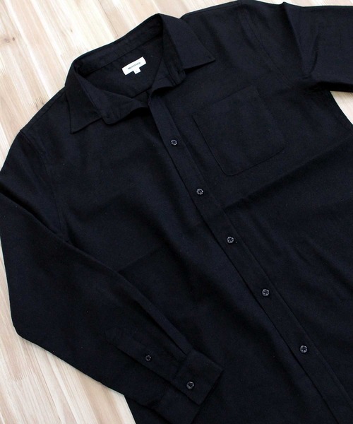 TopIsm(トップイズム)の「無地チェック長袖ネルシャツ(シャツ/ブラウス・メンズ・ネイビー×ホワイト/ブラック×ホワイト/ブラック/レッド系/ホワイト×ブラック/ブラウン系/ブラック系その他/アイボリー・L/XL/M)」の17枚目の写真