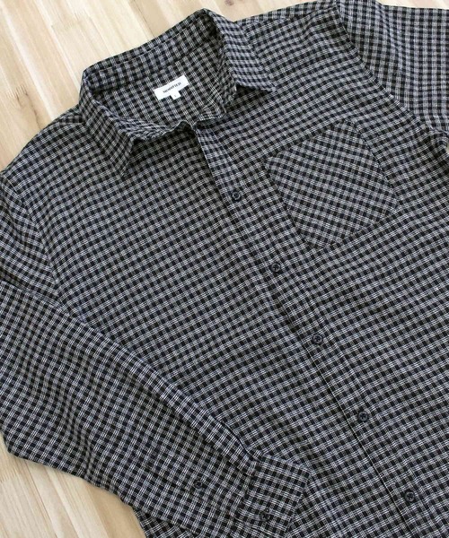 TopIsm(トップイズム)の「無地チェック長袖ネルシャツ(シャツ/ブラウス・メンズ・ネイビー×ホワイト/ブラック×ホワイト/ブラック/レッド系/ホワイト×ブラック/ブラウン系/ブラック系その他/アイボリー・L/XL/M)」の20枚目の写真