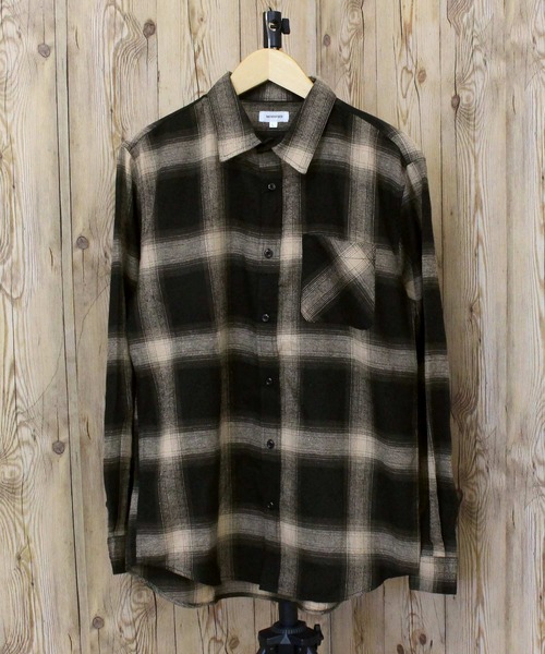 TopIsm(トップイズム)の「無地チェック長袖ネルシャツ(シャツ/ブラウス・メンズ・ネイビー×ホワイト/ブラック×ホワイト/ブラック/レッド系/ホワイト×ブラック/ブラウン系/ブラック系その他/アイボリー・L/XL/M)」の21枚目の写真