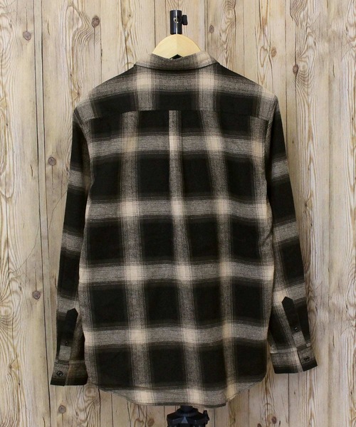 TopIsm(トップイズム)の「無地チェック長袖ネルシャツ(シャツ/ブラウス・メンズ・ネイビー×ホワイト/ブラック×ホワイト/ブラック/レッド系/ホワイト×ブラック/ブラウン系/ブラック系その他/アイボリー・L/XL/M)」の22枚目の写真