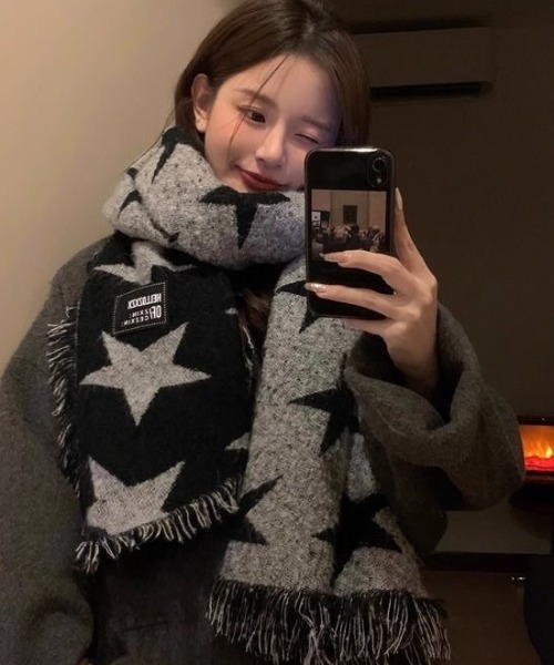 2025AW/星柄リバーシブルスカーフ（マフラー）｜MONO8（モノハチ）の