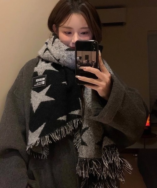 ディオール　マフラー　リバーシブルスカーフ　リバーシブル　スカーフ　ネイビー Christian Dior ディオール マフラー ディオール マフラー