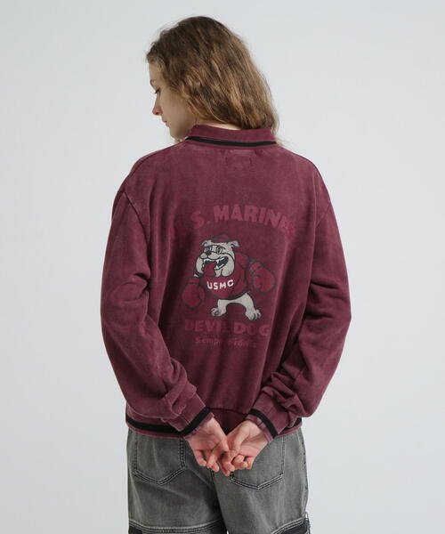 DEVIL DOG GARMENT DYE SWEAT/デビルドッグガーメントスウェット