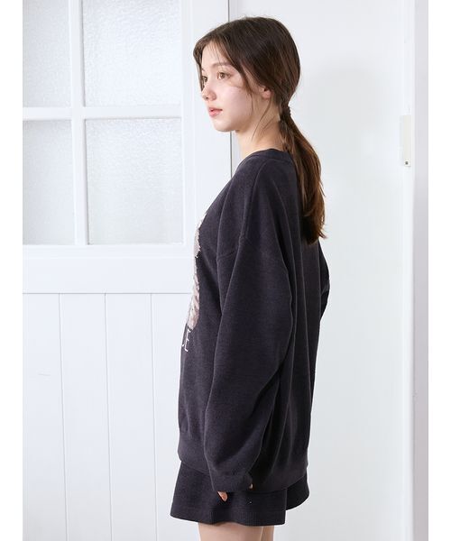 ツインズキャットジャガードプルオーバー（ルームウェア/パジャマ