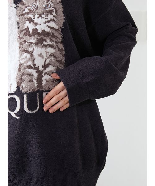 ジェラートピケ　ツインキャットジャガードプルオーバー ツインキャットジャガードプルオーバー｜ジェラートピケの通販｜&mall