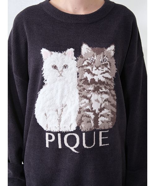 ツインズキャットジャガードプルオーバー（ルームウェア/パジャマ