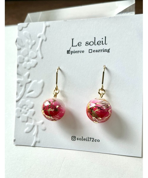 tone(トーン)の「【Le soleil】艶やか 唐草ビーズピアス(MA)(ピアス(両耳用)・レディース・その他2/その他4/その他3/その他1・FREE)」の3枚目の写真