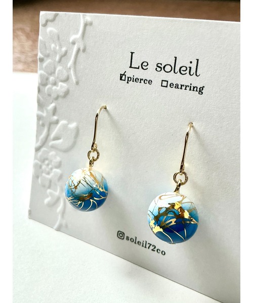 tone(トーン)の「【Le soleil】艶やか 唐草ビーズピアス(MA)(ピアス(両耳用)・レディース・その他2/その他4/その他3/その他1・FREE)」の5枚目の写真