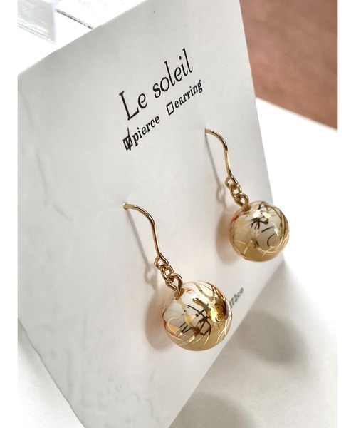 tone(トーン)の「【Le soleil】艶やか 唐草ビーズピアス(MA)(ピアス(両耳用)・レディース・その他2/その他4/その他3/その他1・FREE)」の6枚目の写真