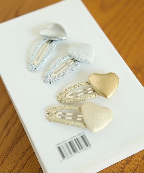 セール】キラキラハートヘアクリップ2Pセット（その他ヘアアクセサリー