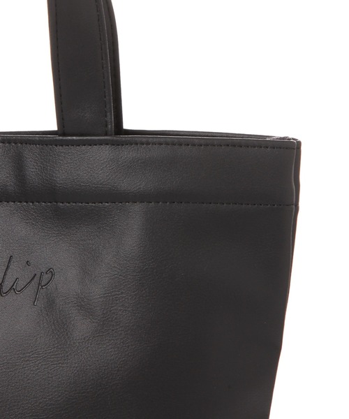 レザー風ロゴトート（トートバッグ）｜studio CLIP（スタディオ