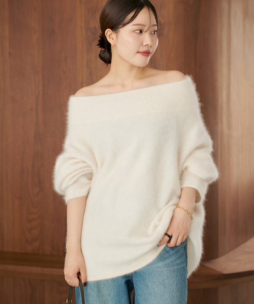 セール】Fur Off Neck ニット（ニット/セーター）｜Plage（プラージュ